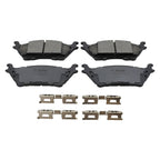 Set of 4 Bosch QuietCast Rear Disc Brake Pads BC1602 for Ford F-150 (2004–2020)