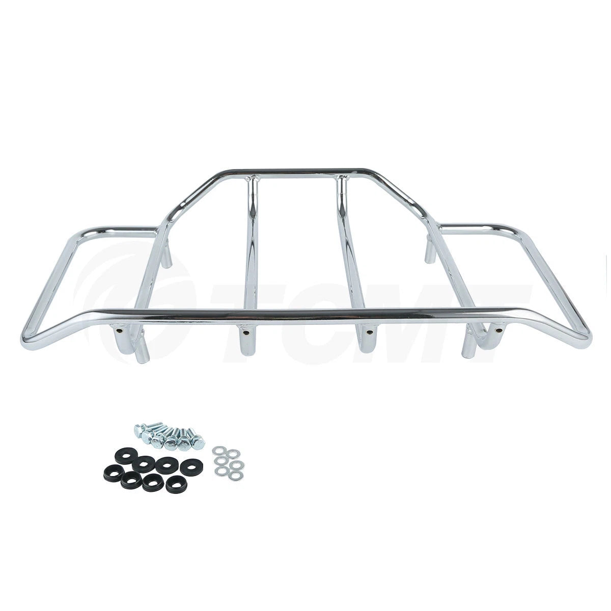 Razor Trunk Rack Backrest for Harley Electra Glide (2014–2025) Gunship Gray
