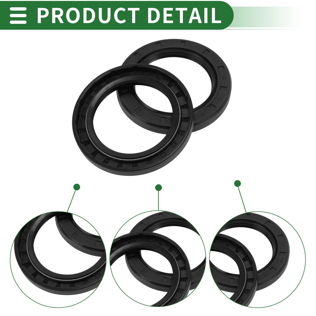 Oil Seal   - NBR Rubber 50x72x8mm