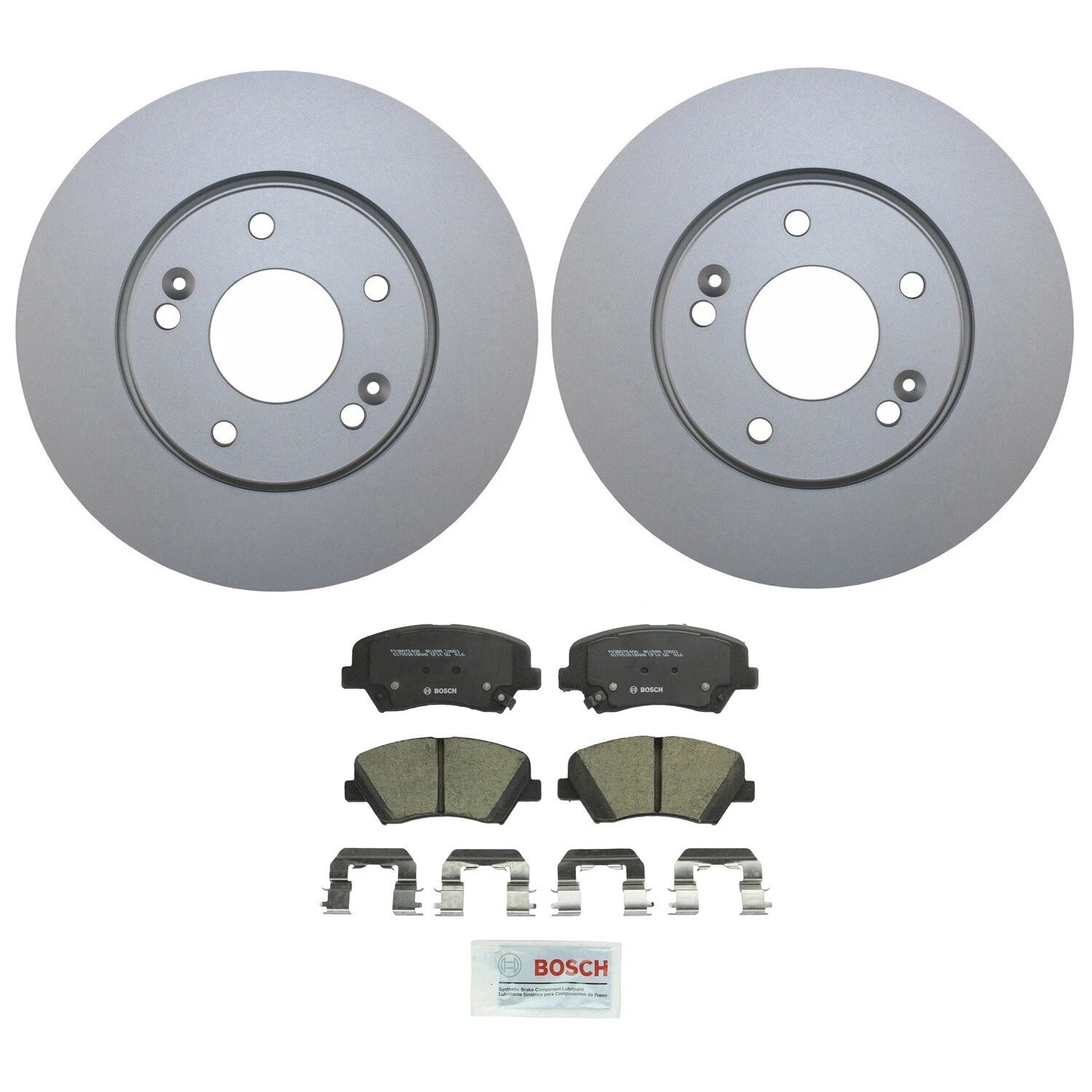 Front Brake Kit 280mm Rotors & Bosch Pads for Elantra Veloster Forte (FWD)