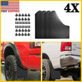 Set of 4 EVA Plastic Mud Flaps Splash Guards for Car Front & Rear Fender