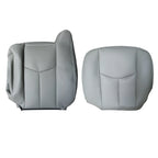 Leather Seat Cover for Chevy Silverado GMC Sierra (2003–2006) Gray 922
