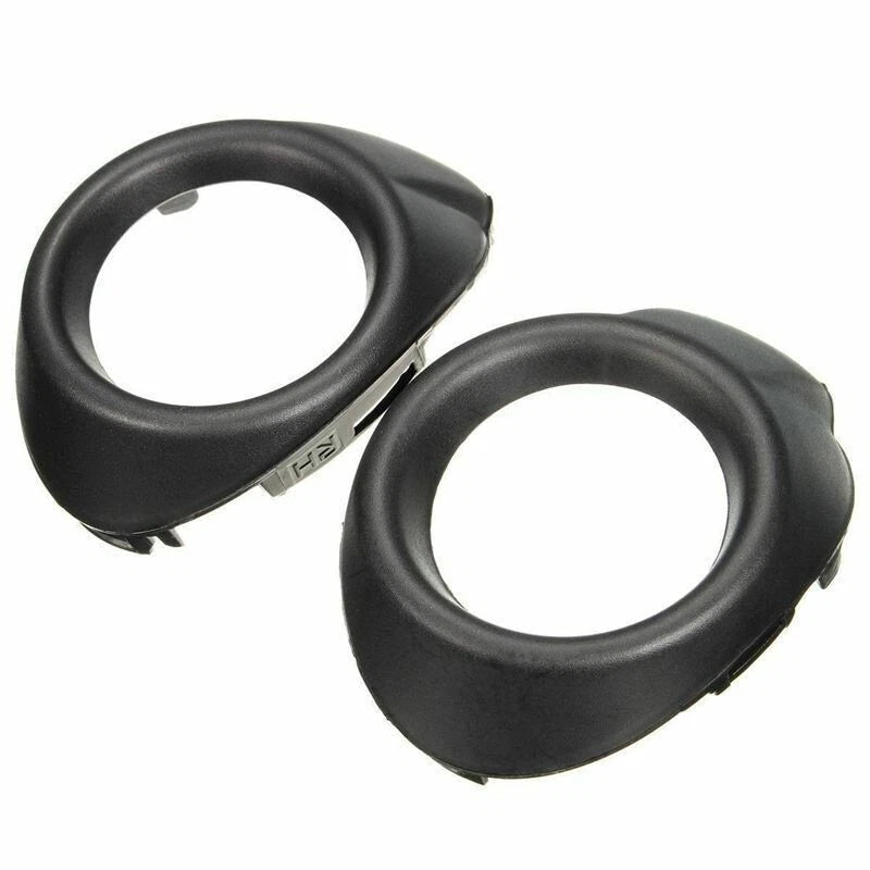 2X Front Bumper Fog Light Black Cover Bezels for Ford Focus (2012–2014)