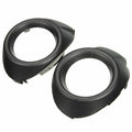 2X Front Bumper Fog Light Black Cover Bezels for Ford Focus (2012–2014)