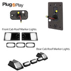 10X Black Smoke Lens LED Cab Roof Marker Lights for Hummer H2 (2003–2009)