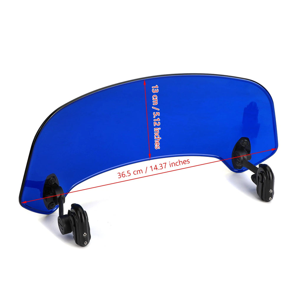 Universal Adjustable Clip On Windshield Extension Deflector for AV