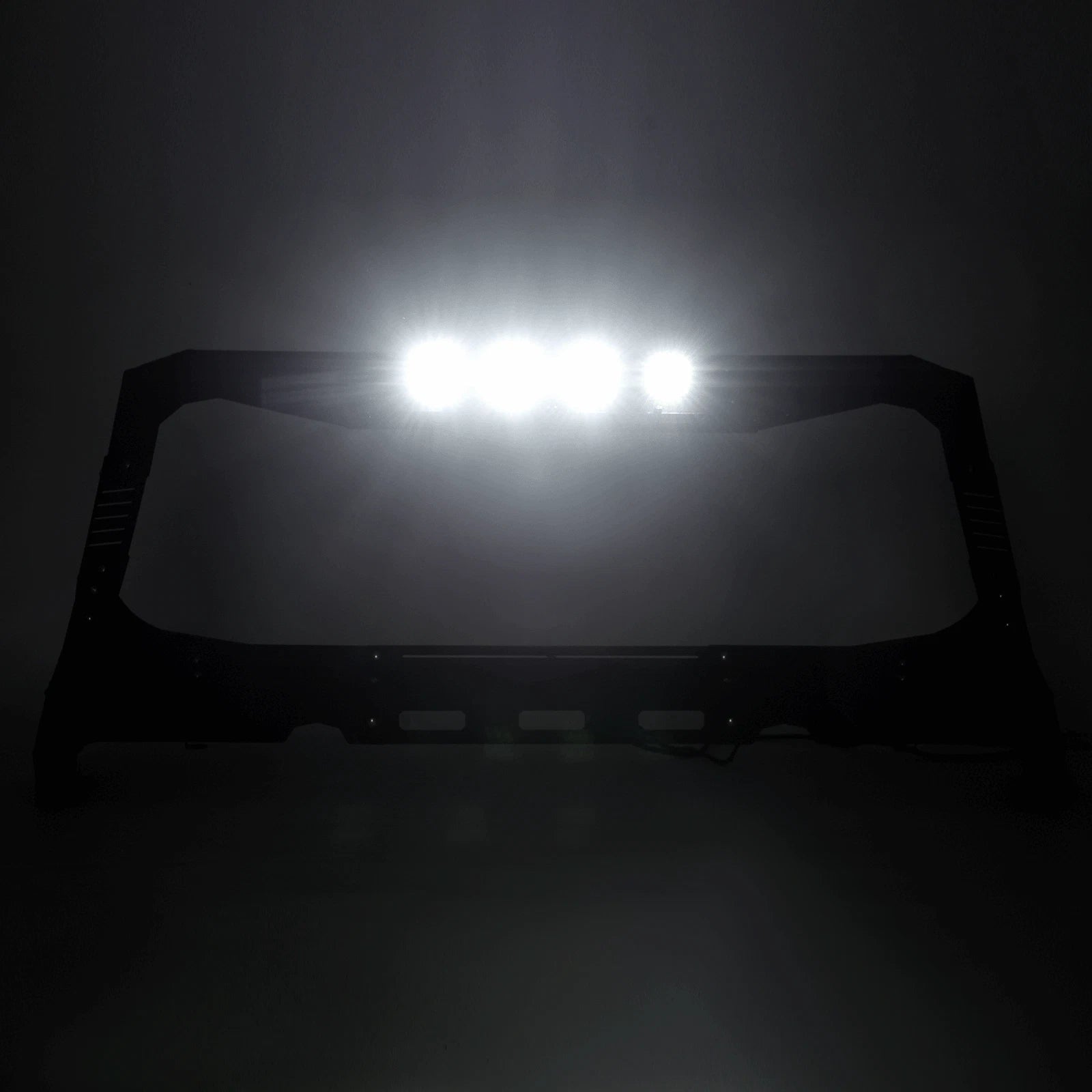 Windshield Frame Visor Cowl Armor for Jeep Wrangler JK (2007-2018)