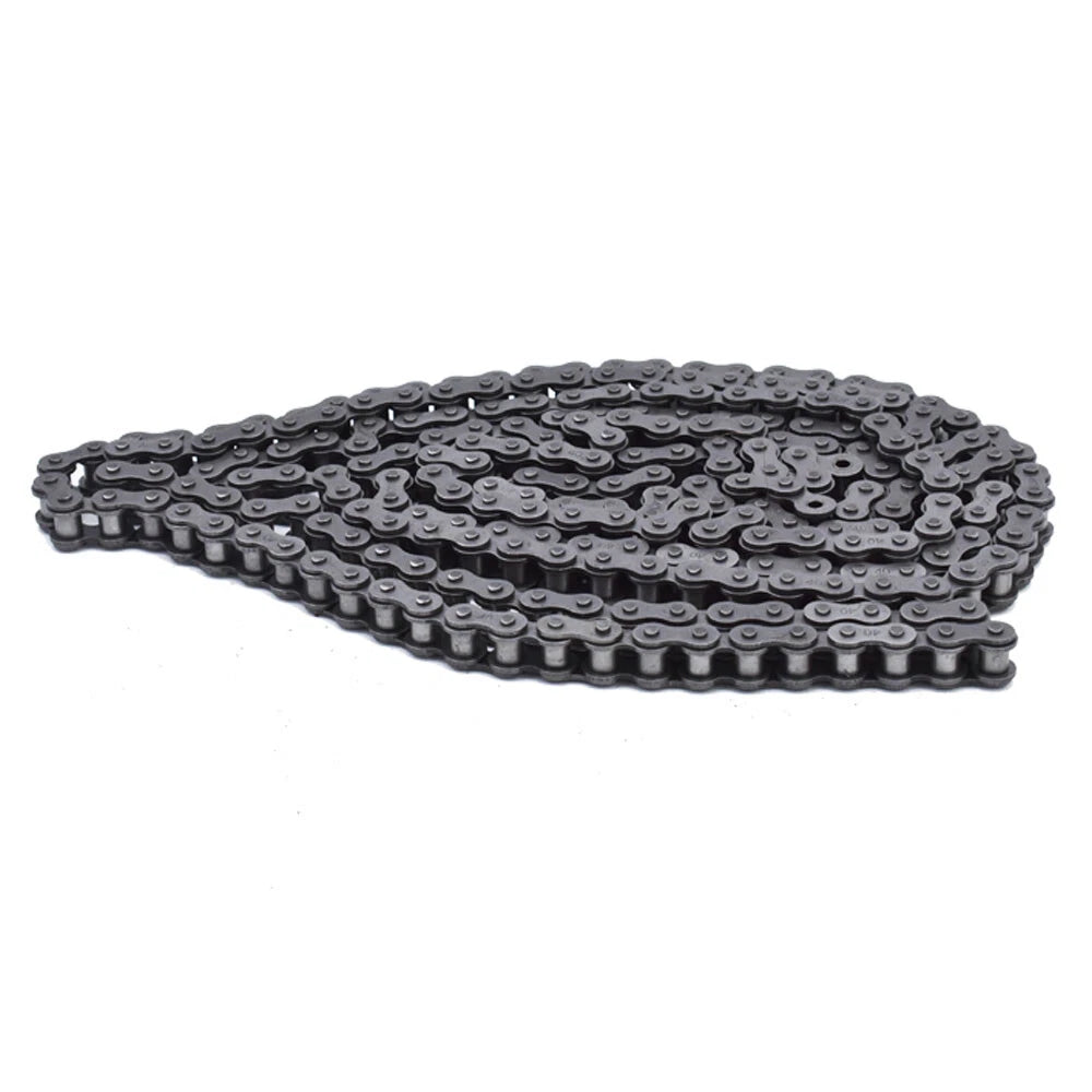 10 Feet #40 Roller Chain with 2 Connecting Links Carbon Steel