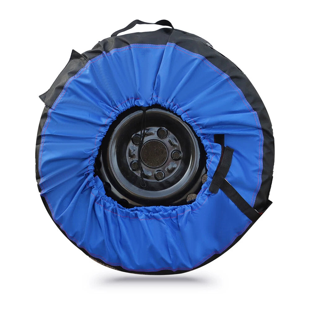Set of 2 Tyre Cases for Blue 420D and Black 600D