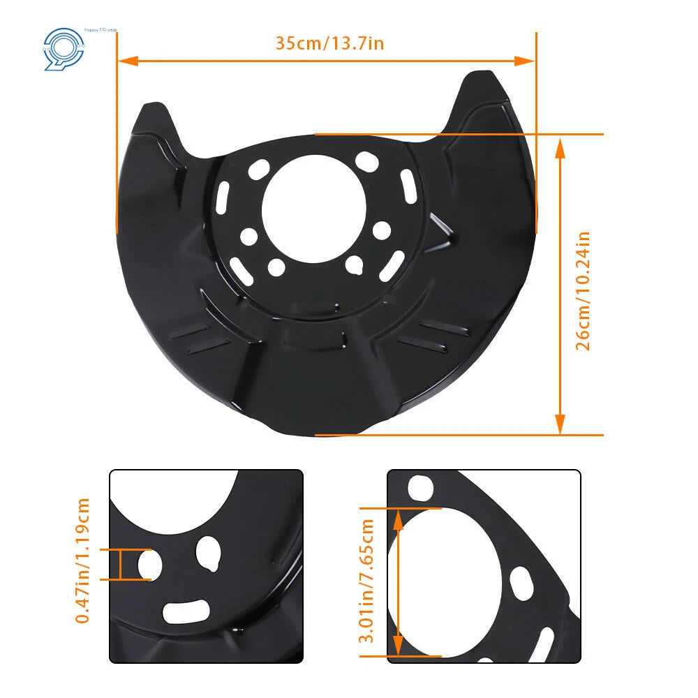 Front Brake Backing Panel Dust Shield for Subaru Forester (2008-2018)