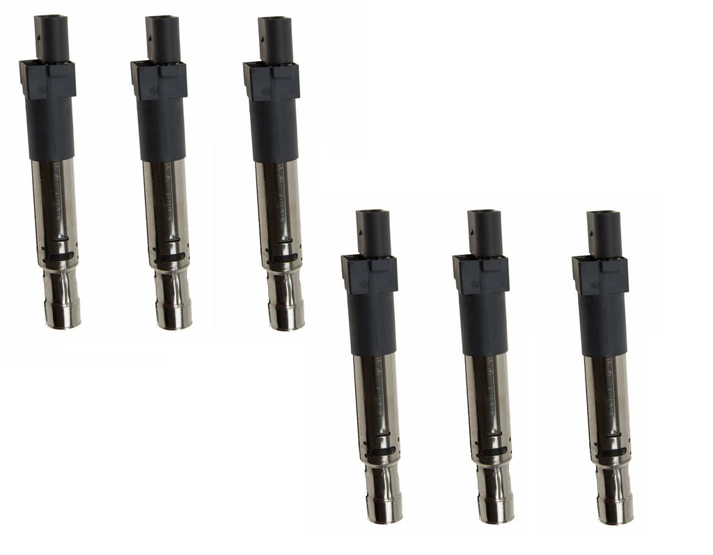 Set of 6 Ignition Coils for Audi VW Porsche A3 TT Eos Golf Touareg (2000–2023)