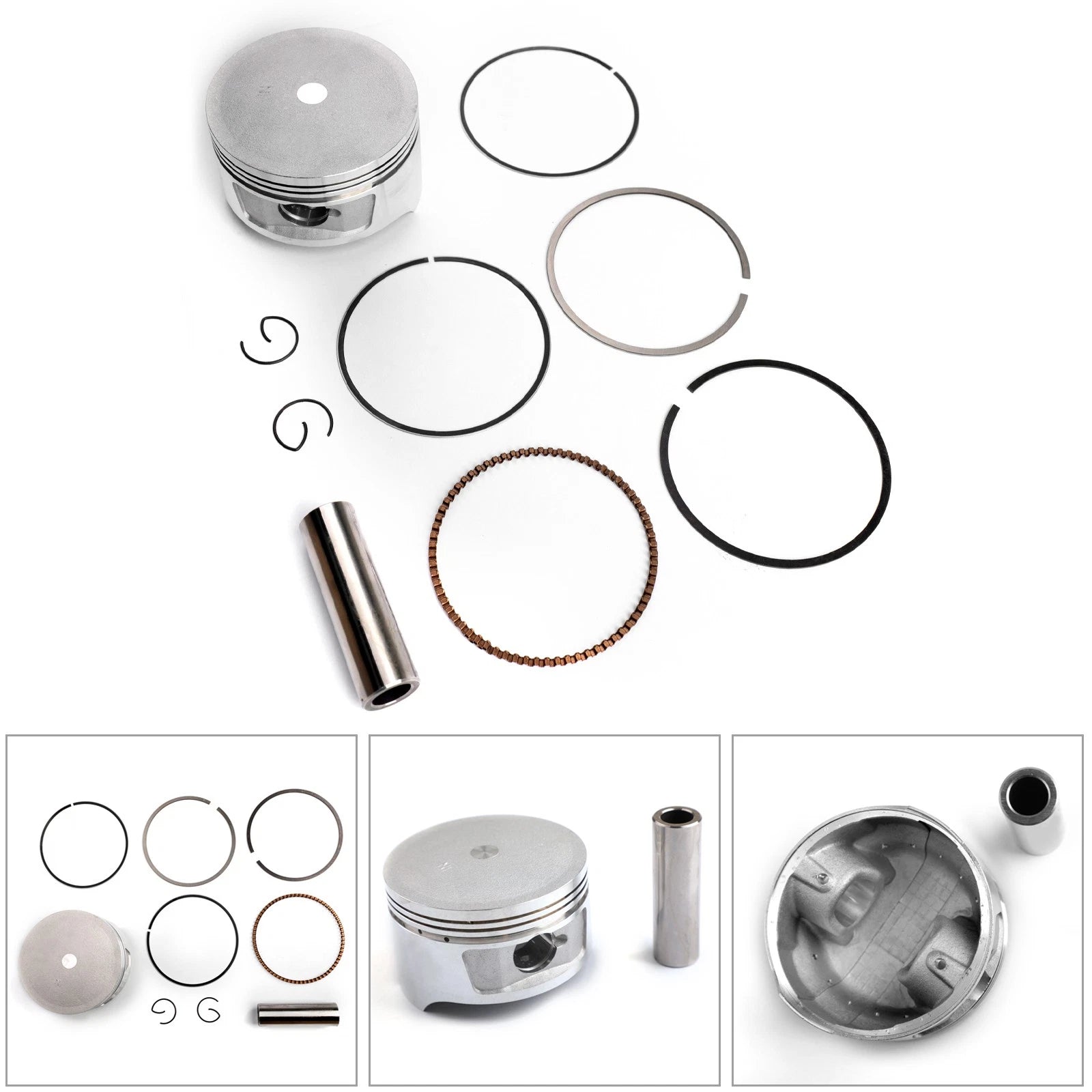 Piston Kit 73.00mm for Honda Helix CN250 (1986–2007) 13101-KS4-030