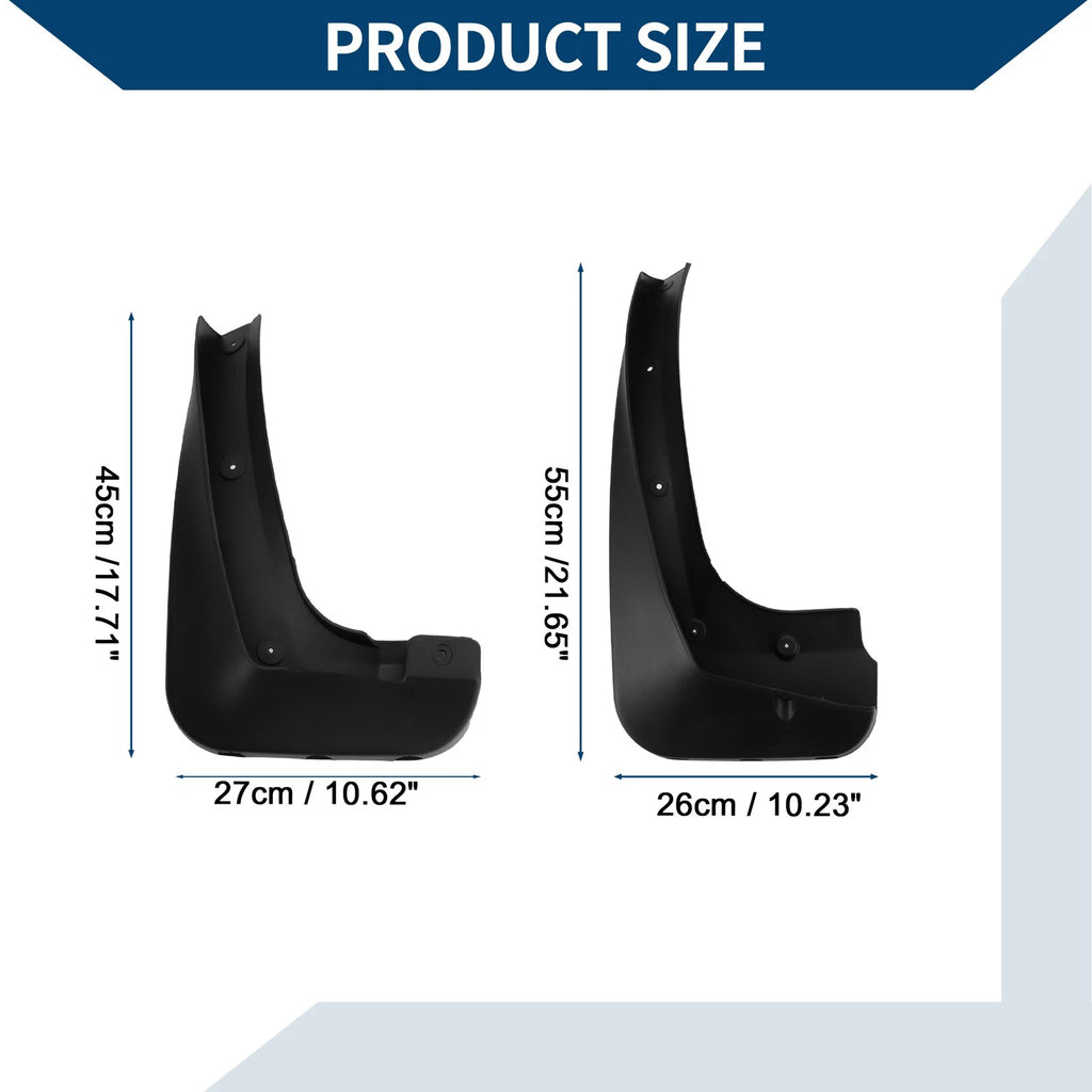 Set of 4 Mud Flaps Splash Guards for BMW X3 (2006–2011)