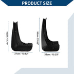 Set of 4 Mud Flaps Splash Guards for BMW X3 (2006–2011)