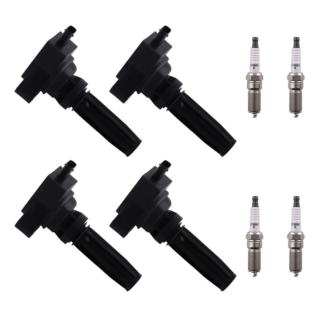 4X Ignition Coils & Spark Plug for Ford Escape Lincoln Nautilus (2020–2022)