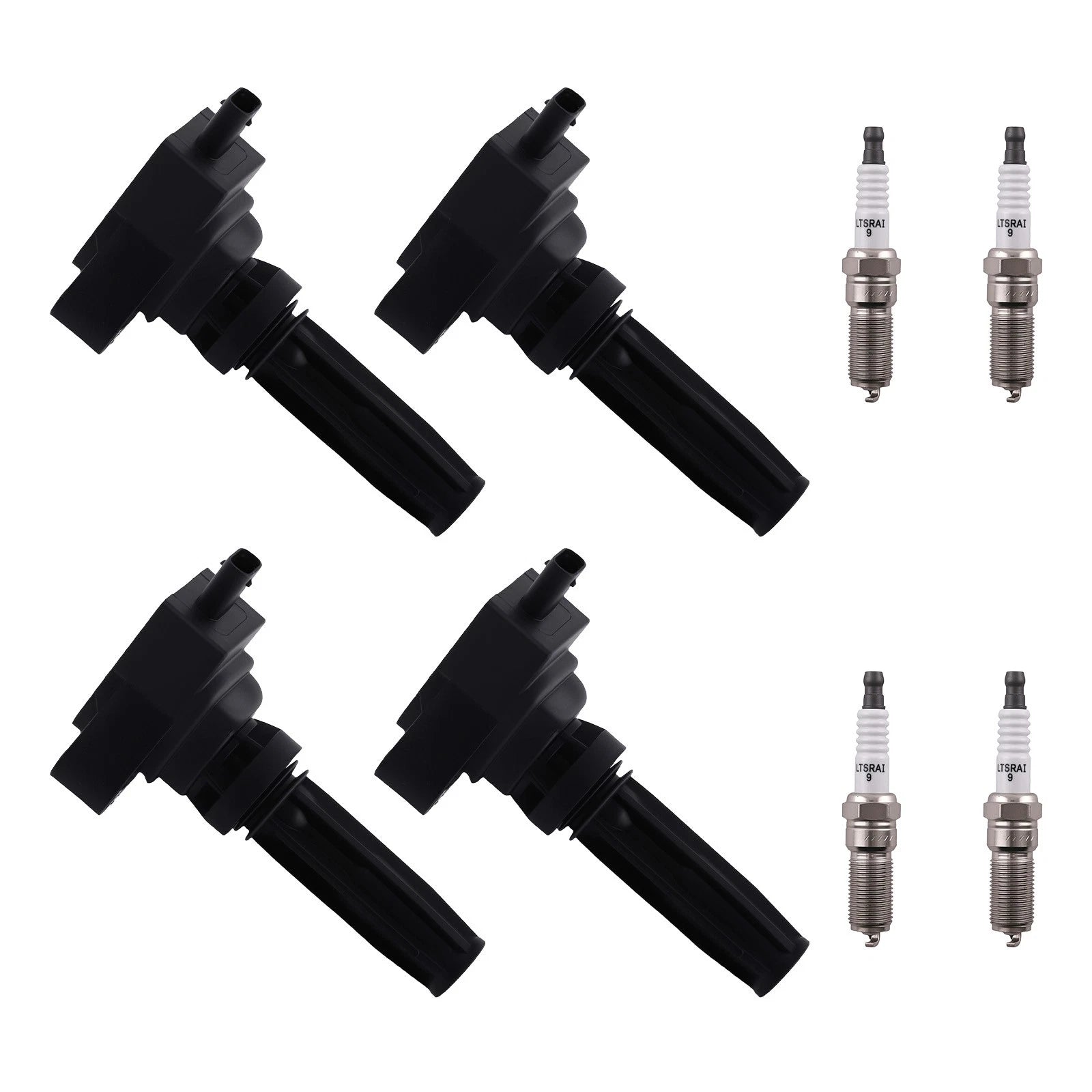 4X Ignition Coils & Spark Plug for Ford Escape Lincoln Nautilus (2020–2022)