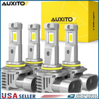 Set of 2 LED Headlight Bulbs for Combo 9005 + 9006 (High & Low Beam)