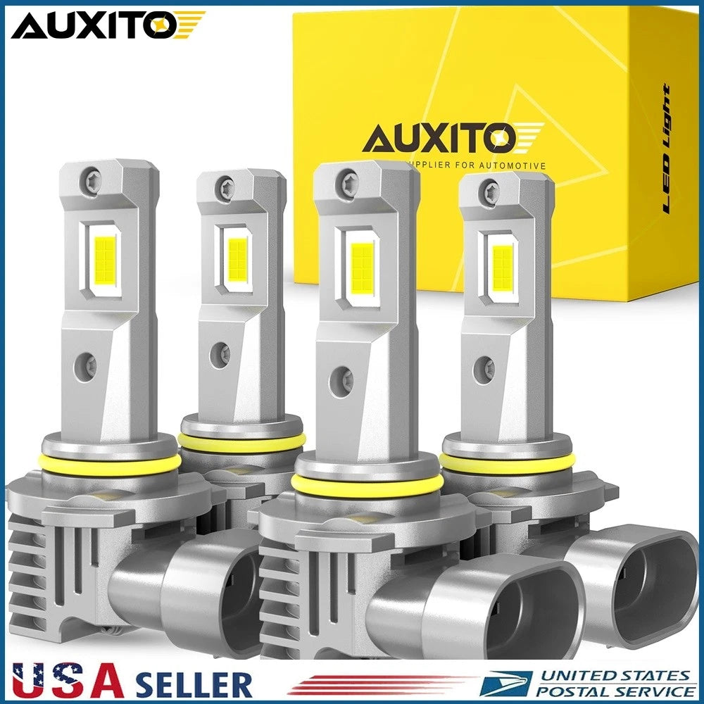 Set of 2 LED Headlight Bulbs for Combo 9005 + 9006 (High & Low Beam)
