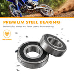 Rear Wheel Bearings & Seals Kit for Yamaha YZ125 YZ250 YZ250X (1999–2024)