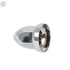 Set of 20 Chrome Lug Nut Covers for Semi Truck (Push-On, 33mm)