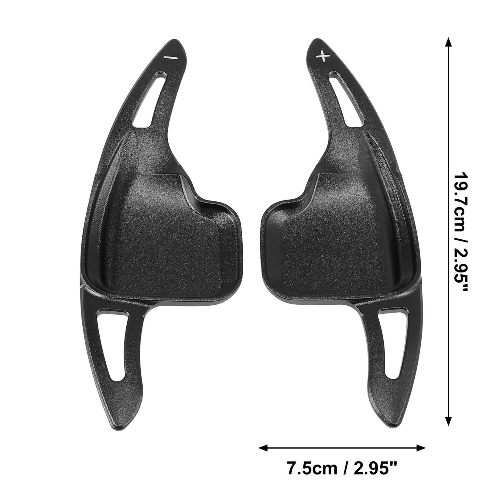 Pair Black Shift Paddle Covers for BMW 435i 220i (2014–2017)