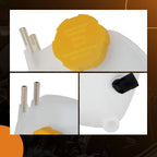 Radiator Coolant Reservoir for Saab 9-3 (2003-2011) with Cap, Sensor, Hose