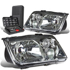 Crystal Headlight Set with Fog Lamps for Volkswagen Jetta Mk4 (1999–2005)
