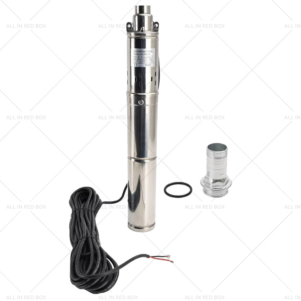 3" 48V 750W MPPT Solar Submersible Bore Pump for Deep Well (15M)