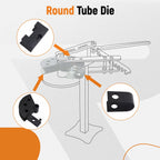 Bending Die Tool Kit for WFB2 WFPB1000 (1-1/2" OD Radius Block 5" Round)