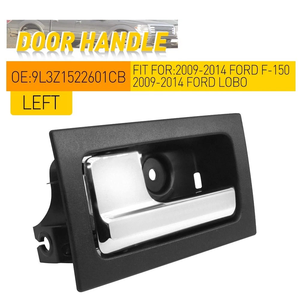 Interior Door Handle for Ford F150 (2009–2014) - Left Driver Side, Black