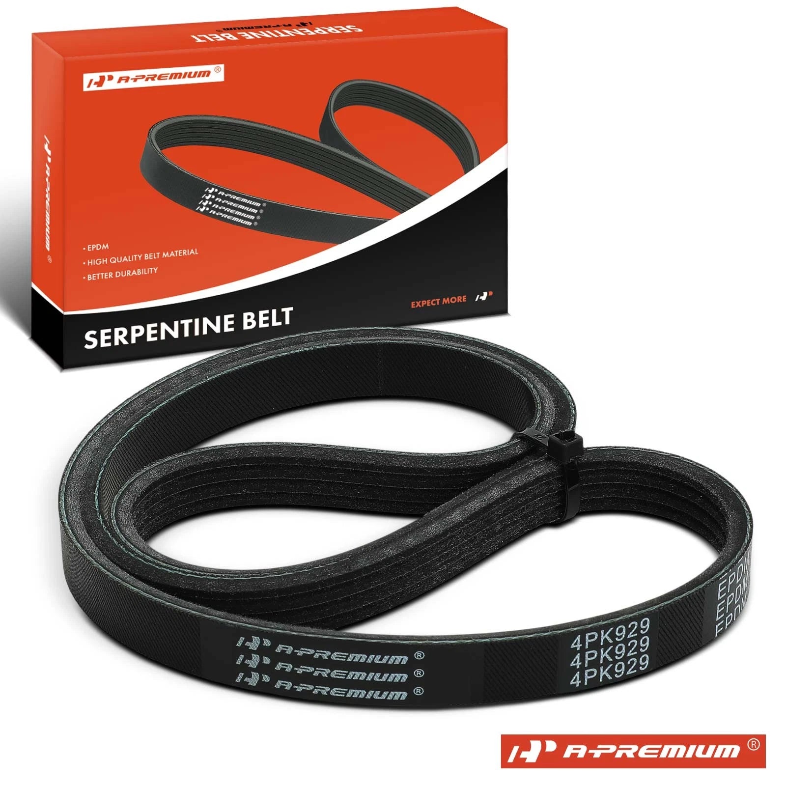 Serpentine Belt for Chevy Impala, GMC, Buick, Cadillac, Ford (Fits Various)