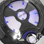 Blue LED Engine Clutch Cover for Kawasaki ZX14R ZZR1400 (2006–2014)