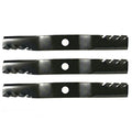 Set of 3 Mulching Blades K537199042 for Kubota Riding Mower