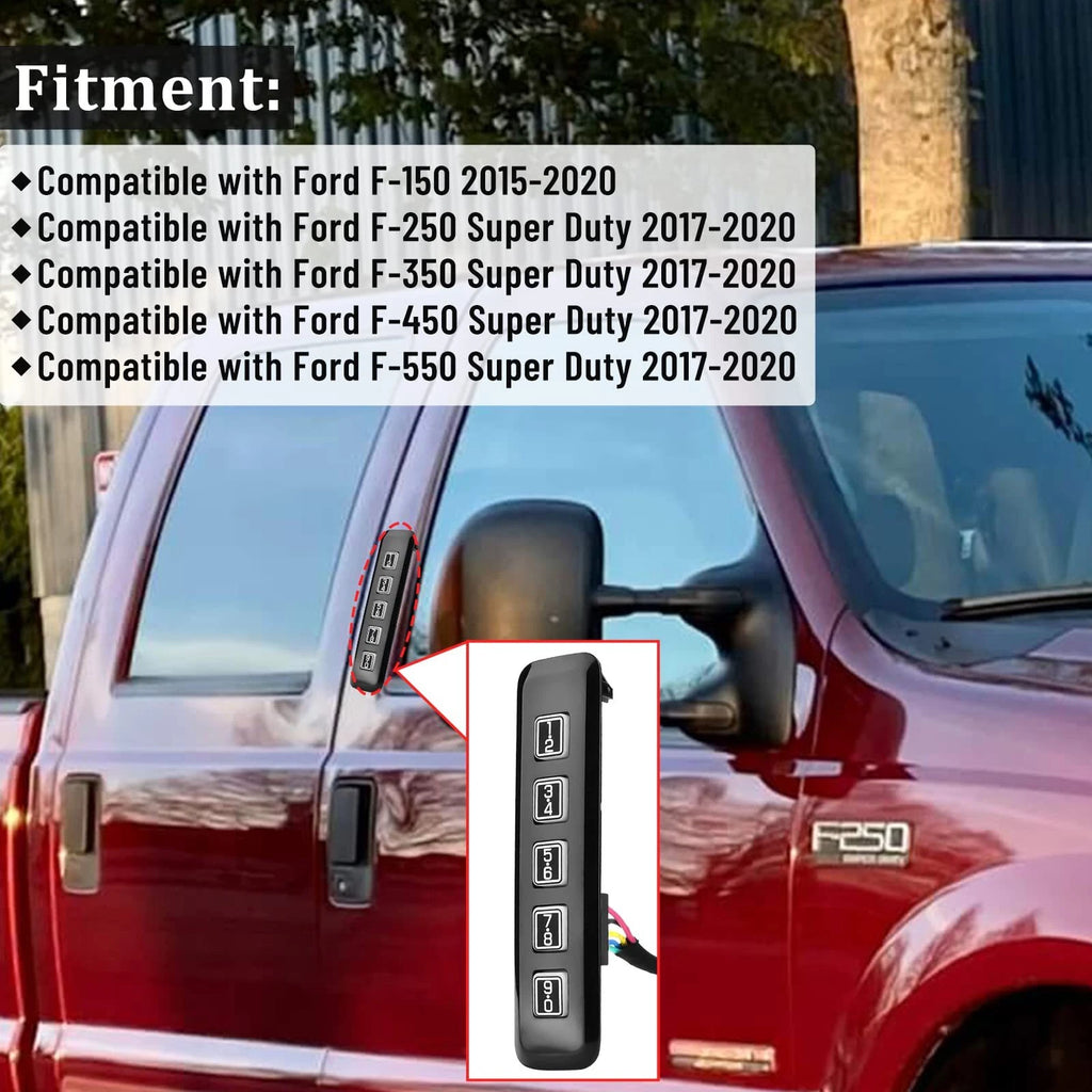 Keyless Lock Pad FL3Z-14A626-AD for Ford F-150 F-250 F-350 (2015–2020)