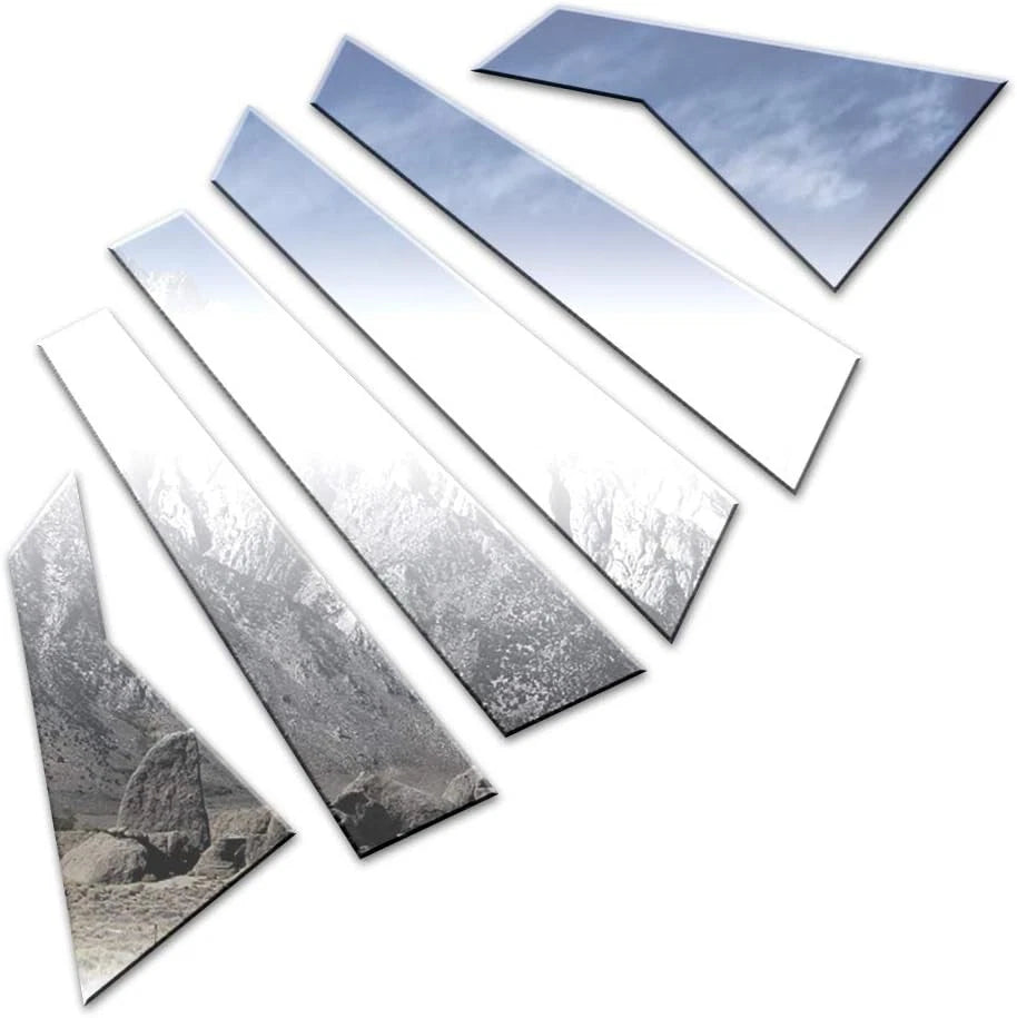 6pc Luxury FX Stainless Steel Pillar Post Trim for Chrysler 200 (2015–2017)