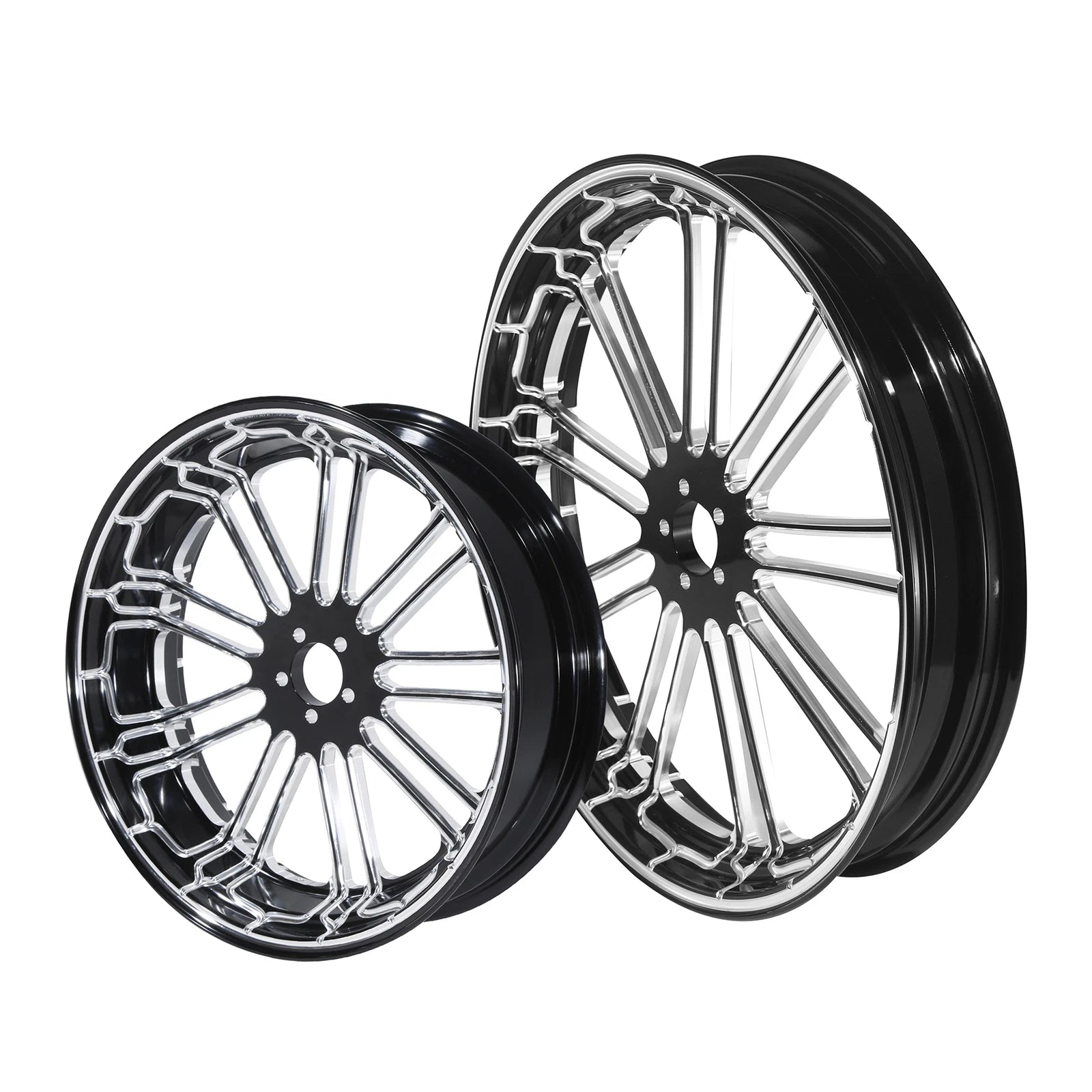 Set of 2 Wheels (21" Front, 18" Rear) for Harley Touring (2009–2023)
