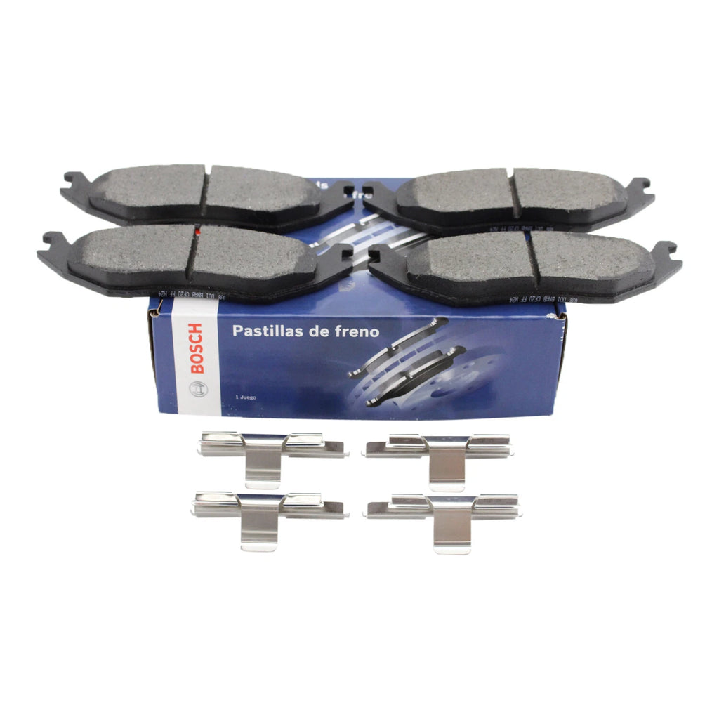 Set of 4 Rear Disc Brake Pads for Chrysler Aspen Dodge Durango Ram 1500 (Bosch BE967H)