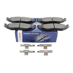Set of 4 Rear Disc Brake Pads for Chrysler Aspen Dodge Durango Ram 1500 (Bosch BE967H)