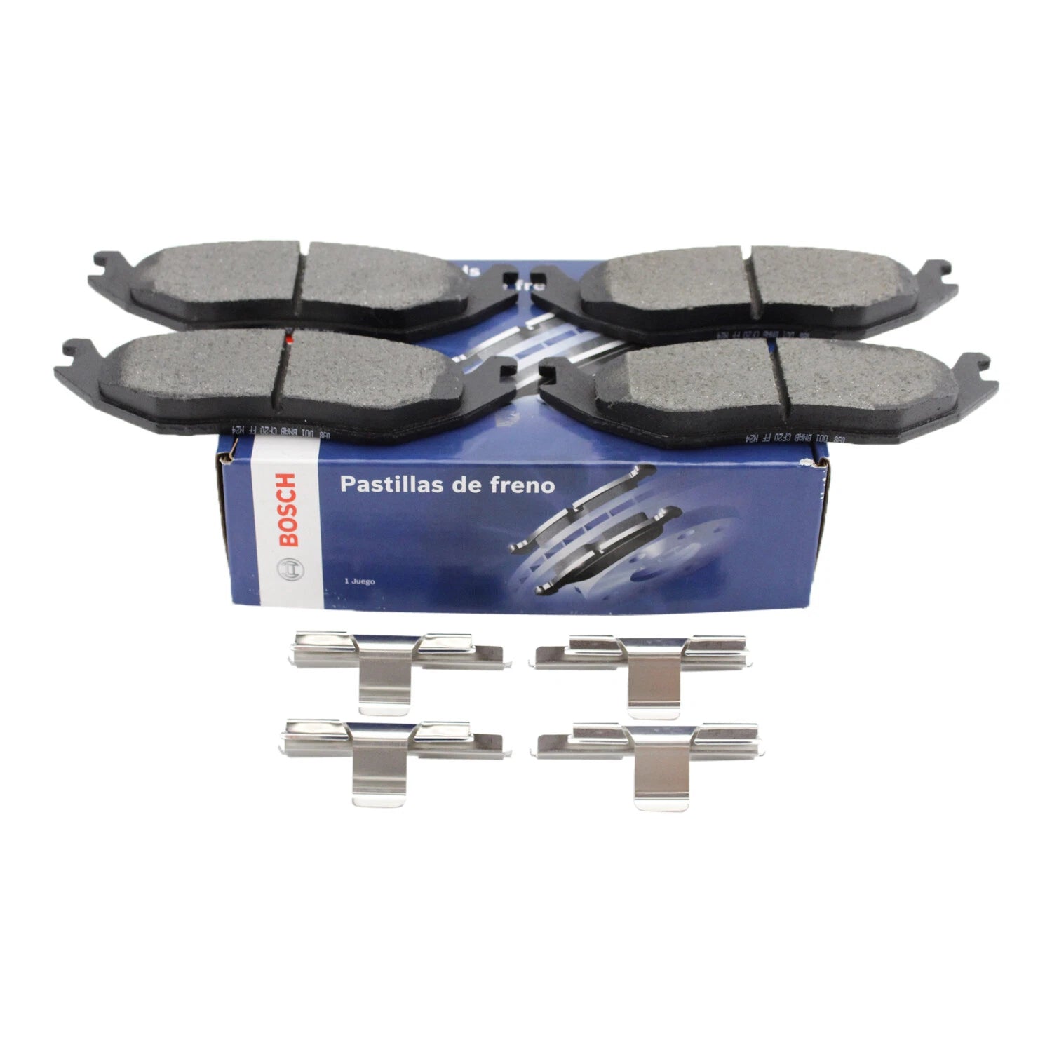 Set of 4 Rear Disc Brake Pads for Chrysler Aspen Dodge Durango Ram 1500 (Bosch BE967H)