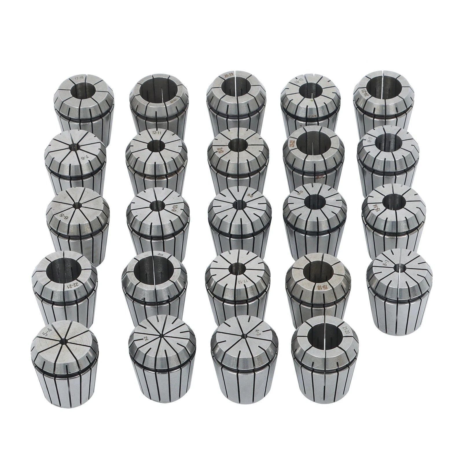24PC Collet Set for Milling Machines (ER40)