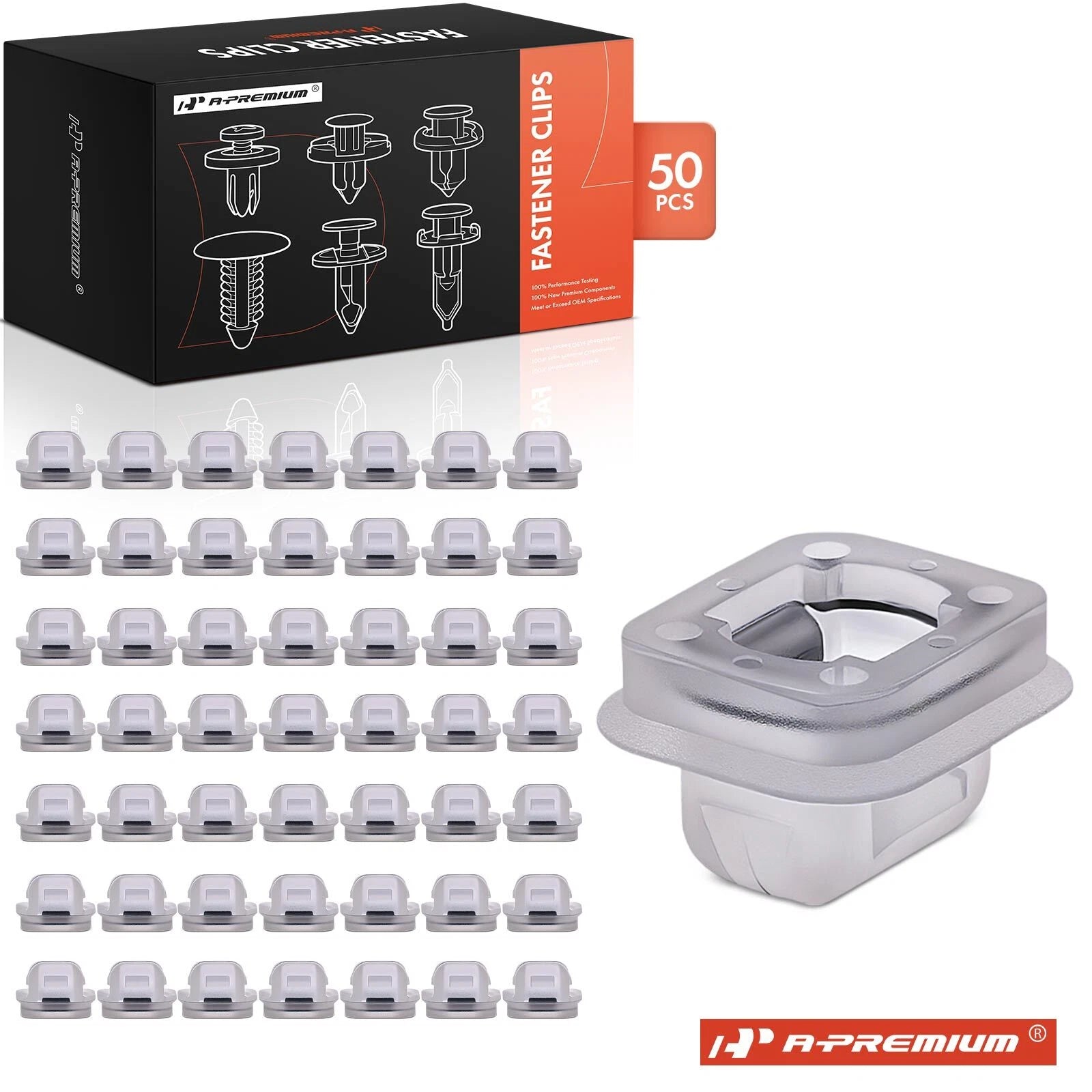 50Pcs Nylon Trim Plug Retainer Clips for BMW 