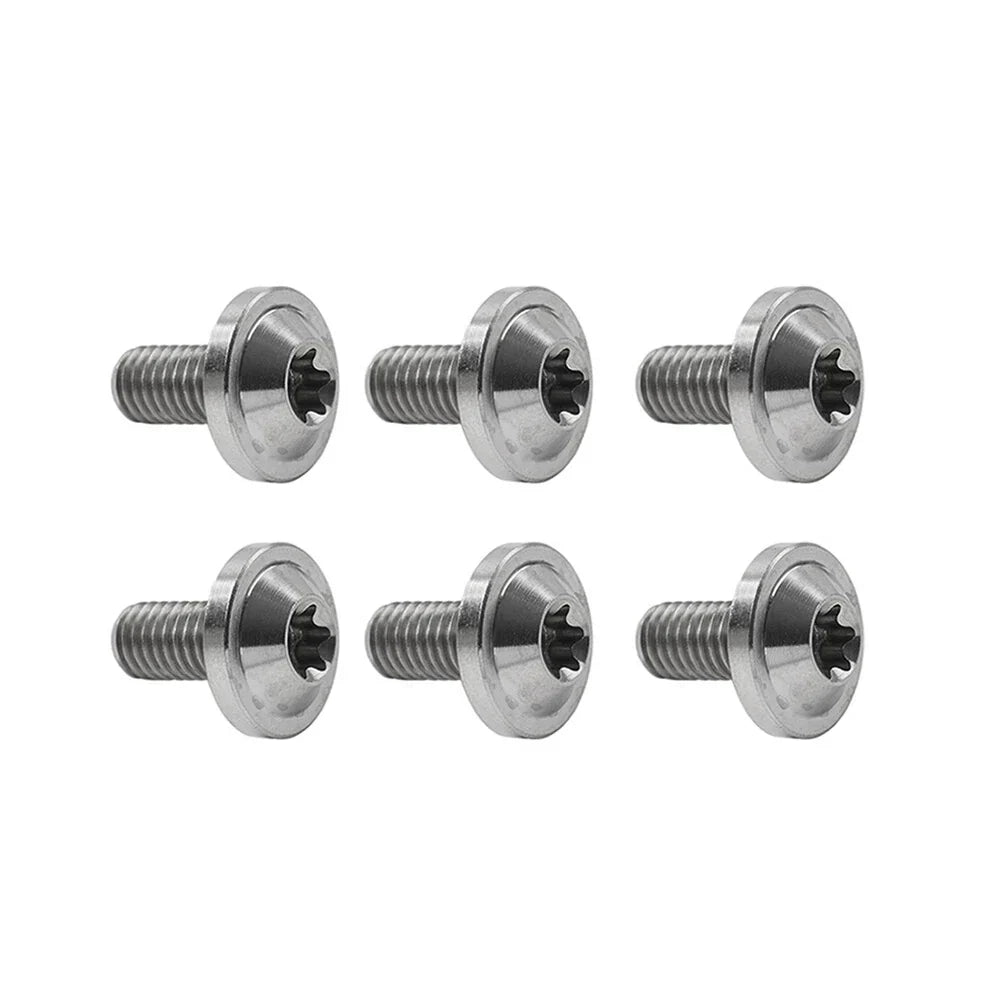 6 x M6x10mm Alloy Torx Head Screws for Titan Motorcycle Bike