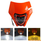 LED Headlight Hi/Lo Beam Front Lamp for Dirt Bike - Amber Day Run Lights