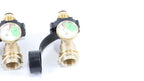 2X Propane Tank Adapter with Gauge for LP Tank Valve to QCC/Type1