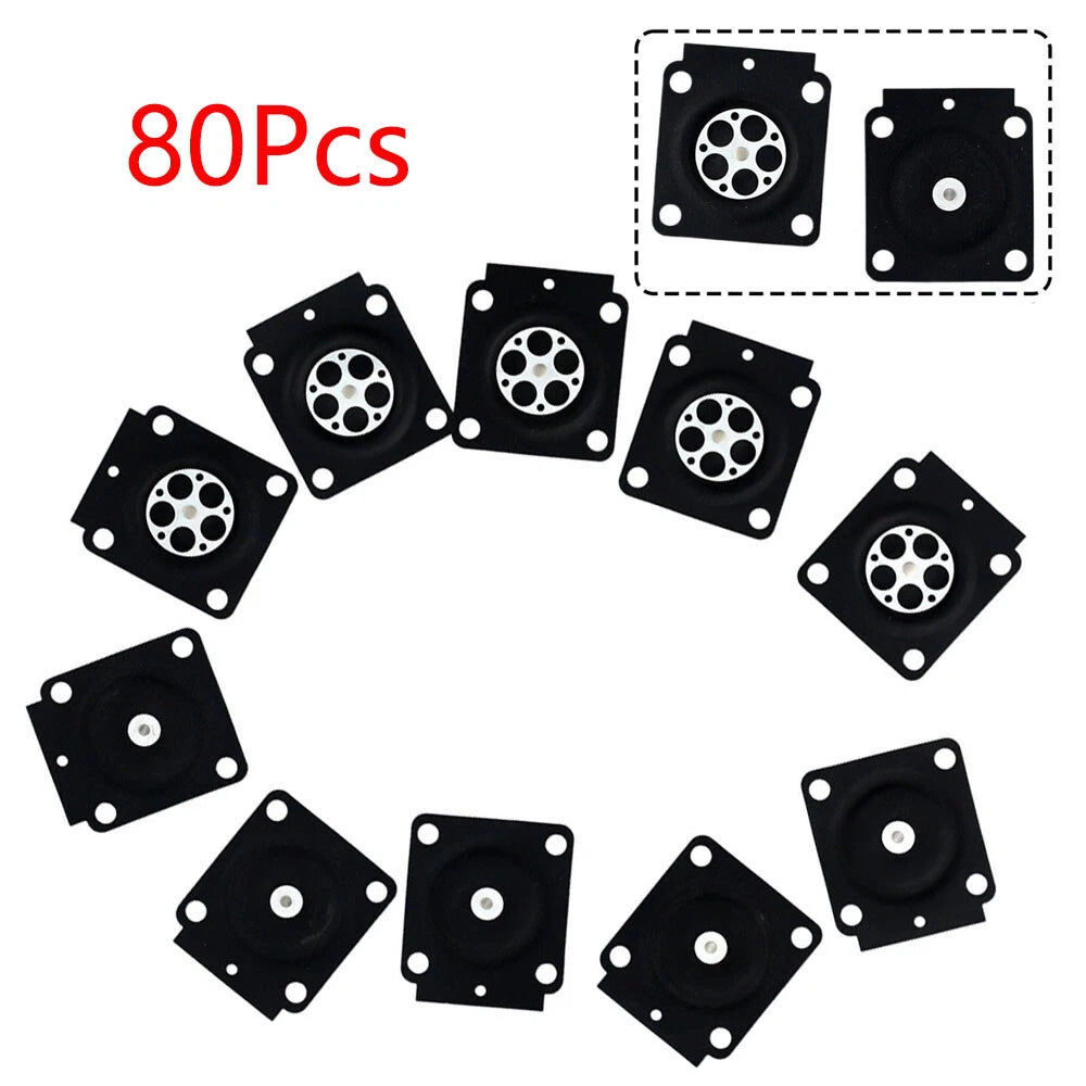 80Pcs Carburetor Metering Diaphragm for Stihl FS38 FS85 (ZAMA A015053)