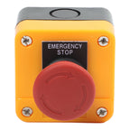 Waterproof Latching E Stop Switch 10A 1NC for Automatic Control Circuits