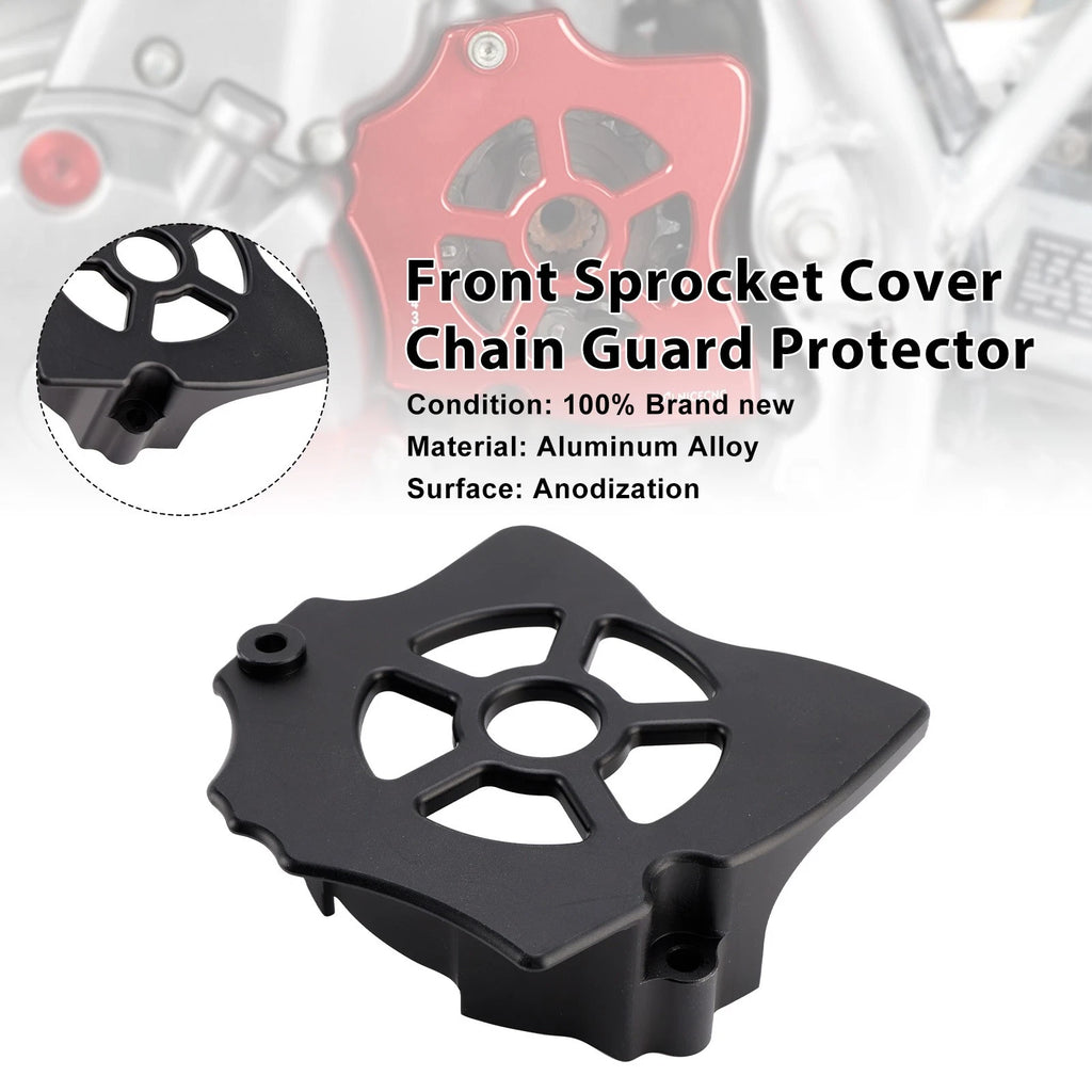 Front Sprocket Cover Chain Guard for Honda XR650L (1993–2025) Black