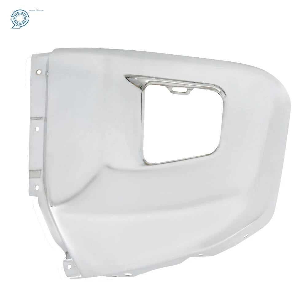 Front Bumper End Cap for Toyota Tundra (2014-2021) Chrome Driver Side