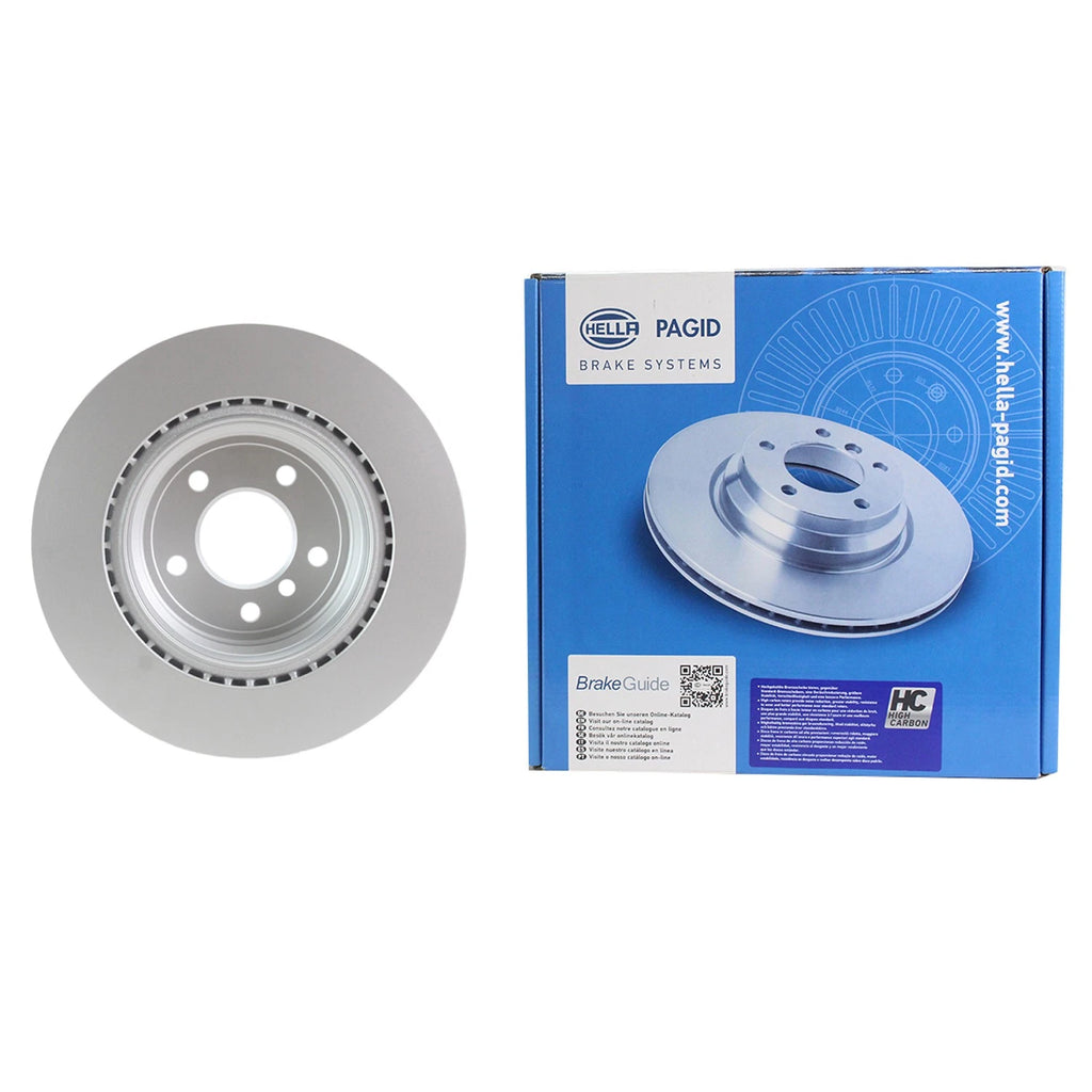 Hella Pagid 336mm Coated Rear Disc Brake Rotor for BMW E90 330i 335i (2007–2013)