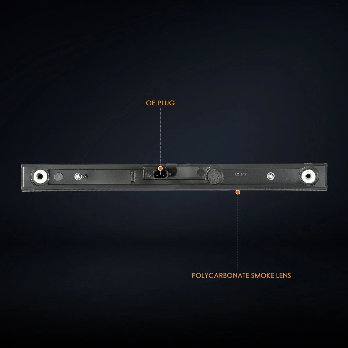 LED DRL Strip Headlight for Dodge Ram Truck (2006–2009) Smoked Housing